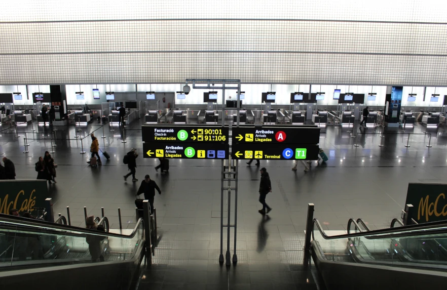 Hall Terminal 2 Aeroport de Barcelona