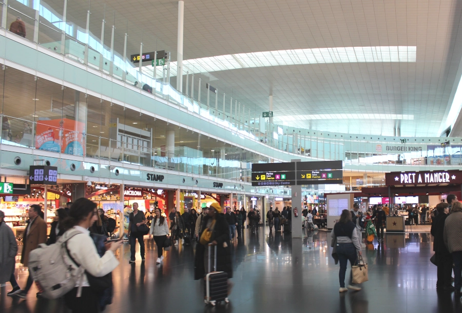 Terminal 1 Hall Aeropuerto de Barcelona
